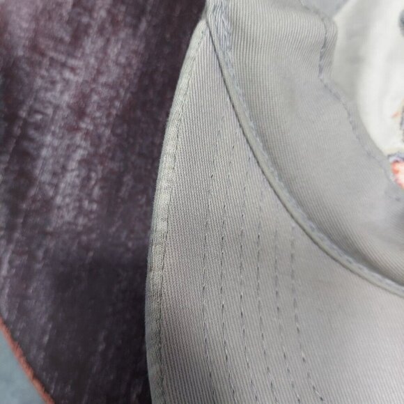 Gray Clemson Tiger Paw Hat Adjustable  College Football  Discolor on Strap - Picture 12 of 16